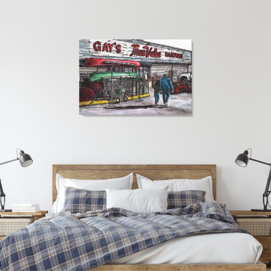 Afscheid van een tijdperk Limited Edition Canvas P (Insitu (Slaapkamer))