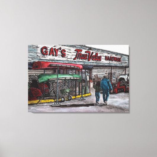 Afscheid van een tijdperk Limited Edition Canvas P Afdruk (Voorkant)