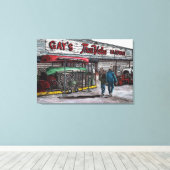Afscheid van een tijdperk Limited Edition Canvas P Afdruk (Insitu (Houten vloer))