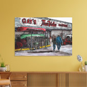 Afscheid van een tijdperk Limited Edition Canvas P Afdruk (Insitu (Woonkamer))