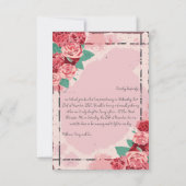 Afscheid van haar laatste reis bedankkaart (Achterkant)