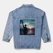 "Afscheid van het jaar" Denim Jacket (Achterkant)