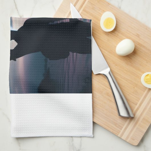 "Afscheid van het jaar" Theedoek (Quarter Fold)