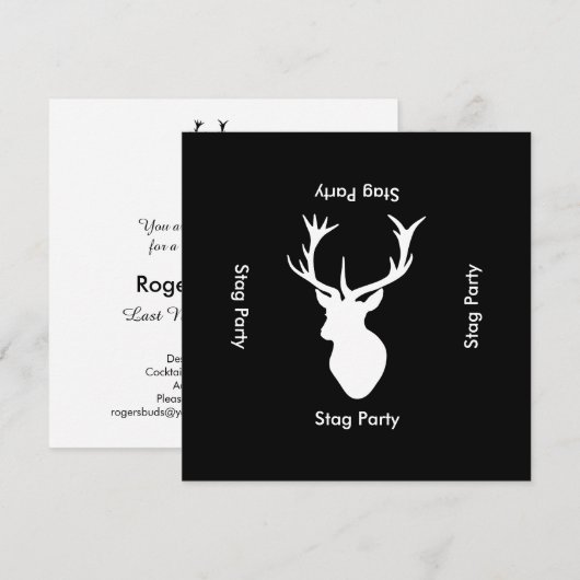 Afscheid van het Jonggezellenleven - vrijgezellenf Kaart (Voorkant / Achterkant)