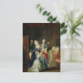 Afscheid van Lodewijk XVI door zijn familie Briefkaart (Staand voorkant)