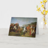 Afscheid van Napoleon I en Alexander I Kaart (Gele Bloem)