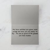 Afscheid van thuis kaart (Binnen)