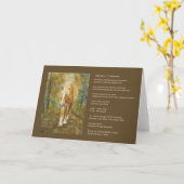 Afscheid van wijsheid kaart (Gele Bloem)