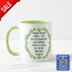 Afscheid Verlaten Mok Eigen tekst Gedicht Bericht