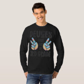Afscheid Vrede uit 3e-klasseapparaten vorige dag T-shirt (Voorkant volledig)