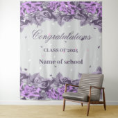 Afscheidfeestje diploma-uitreiking 2024 wandkleed (In situ)