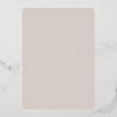 Afscheidfoto Bedankt Folie Uitnodiging (Achterkant)