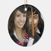 Afscheidfoto Kerstversiering Keramisch Ornament (Links)