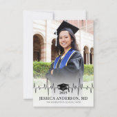 Afscheidfoto medische faculteit aankondiging (Voorkant)