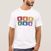 Afscheiding, regenboog. t-shirt (Voorkant)