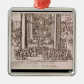 Afscheiding van Henri IV Metalen Ornament (Voorkant)