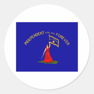 Afscheidingsvlag van Alabama Ronde Sticker