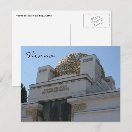 afscheidingszaal wenen briefkaart (Voorkant / Achterkant)