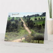 afscheids groot spoor kaart (Voorkant)