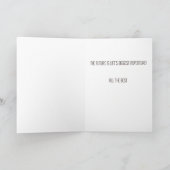 Afscheids Kaart - het Motto van de Stad (Binnen)