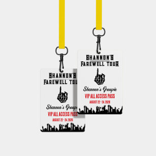 Afscheids Tour, Muziekfestival Meidenavond Badge