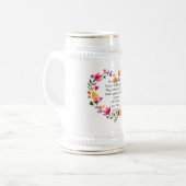 Afscheids- Verlatingsmok Mug Laat Eigen Tekst Gedi Bierpul (Voorkant links)