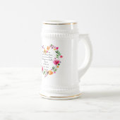 Afscheids- Verlatingsmok Mug Laat Eigen Tekst Gedi Bierpul (Voorkant rechts)