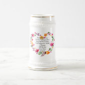 Afscheids- Verlatingsmok Mug Laat Eigen Tekst Gedi Bierpul (Center)