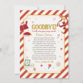 Afscheidsbrief van Elf Goodbye Letter Kaart (Voorkant)