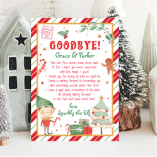 Afscheidsbrief van Uw Kerst Elf Kaart