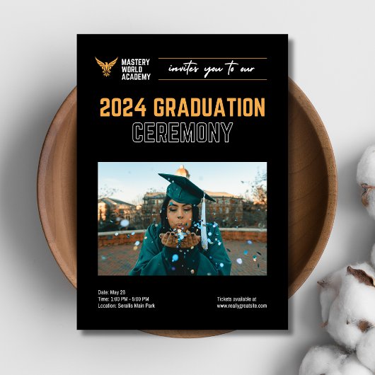 Afscheidscadeau eindexamenstudent aankondiging