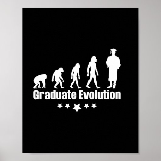 Afscheidscadeau | Evolutie van de afgestudeerde Poster (Voorkant)