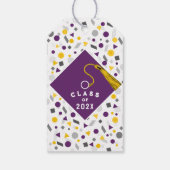 Afscheidscadeau-labels met felicitaties cadeaulabel (Achterkant)