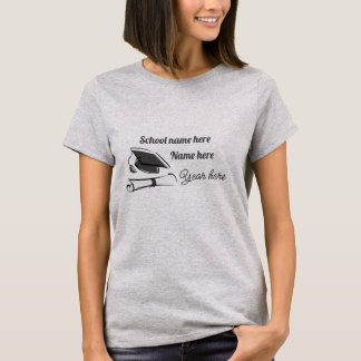 Afscheidscadeau met naam t-shirt