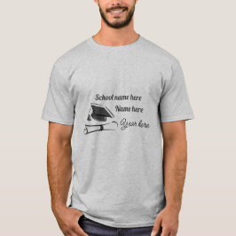 Afscheidscadeau met naam t-shirt