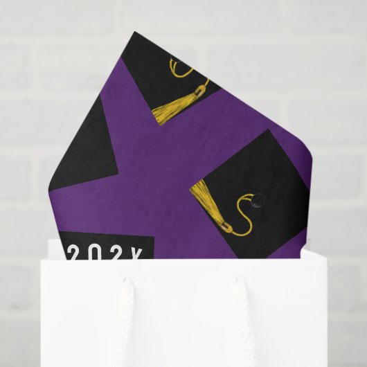Afscheidscadeau Paars Tissuepapier (Cadeauzakje)
