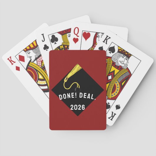 Afscheidscadeau Pokerkaarten (Achterkant)
