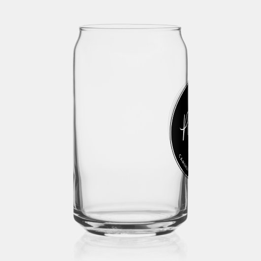 Afscheidscadeau vliegschool Eervol Blikvorm Glas (Rechts)