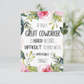 Afscheidscadeau voor collega Vertrekkend Geschenk  (Staand voorkant)