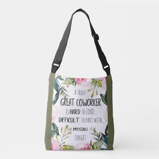 Afscheidscadeau voor collega Vertrekkend Geschenk  Crossbody Tas (Voorkant)
