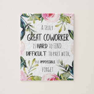 Afscheidscadeau voor collega Vertrekkend Geschenk Legpuzzel