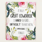 Afscheidscadeau voor collega Vertrekkend Geschenk Planner (Voorkant)
