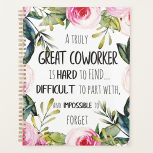 Afscheidscadeau voor collega Vertrekkend Geschenk  Planner