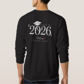 Afscheidscadeau voor klas 2026 met naam trui (Achterkant)