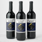 Afscheidscadeau Wijn Etiket (Flessen)