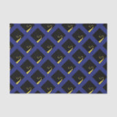 Afscheidscadeaus Blauw Tissuepapier (Voorkant)