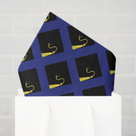 Afscheidscadeaus Blauw Tissuepapier