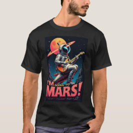 Afscheidscadeaus Grafisch ontwerp Ik Ga Naar Mars T-shirt
