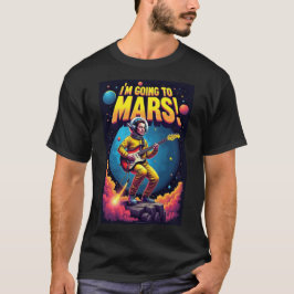 Afscheidscadeaus Grafisch ontwerp Ik Ga Naar Mars T-shirt