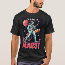 Afscheidscadeaus Grafisch ontwerp Ik Ga Naar Mars T-shirt